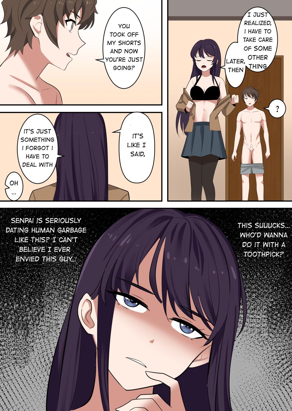[Gege] Possessing Sakurajima Mai and Cucking Her Lover (seishun buta yarou wa bunny girl senpai no yume o minai) [English] [Guestoid] - Page 5