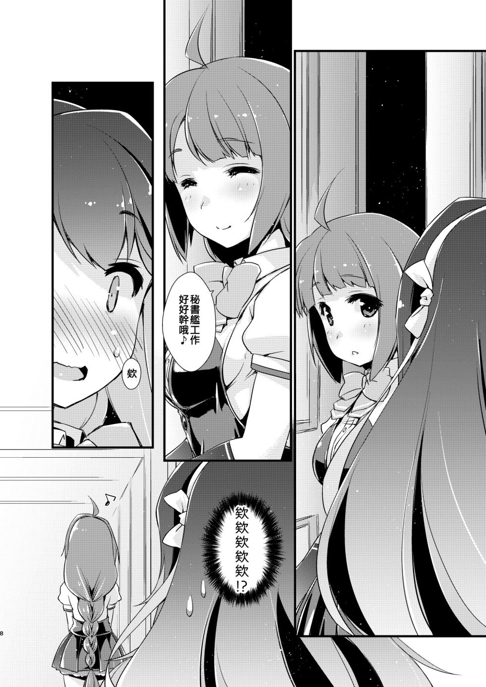 [Chimeishou (Ami Hideto)] Naganami-sama no Yowai Toko. (Kantai Collection -KanColle-) [Chinese] [吸住没碎个人汉化] [Digital] - Page 8