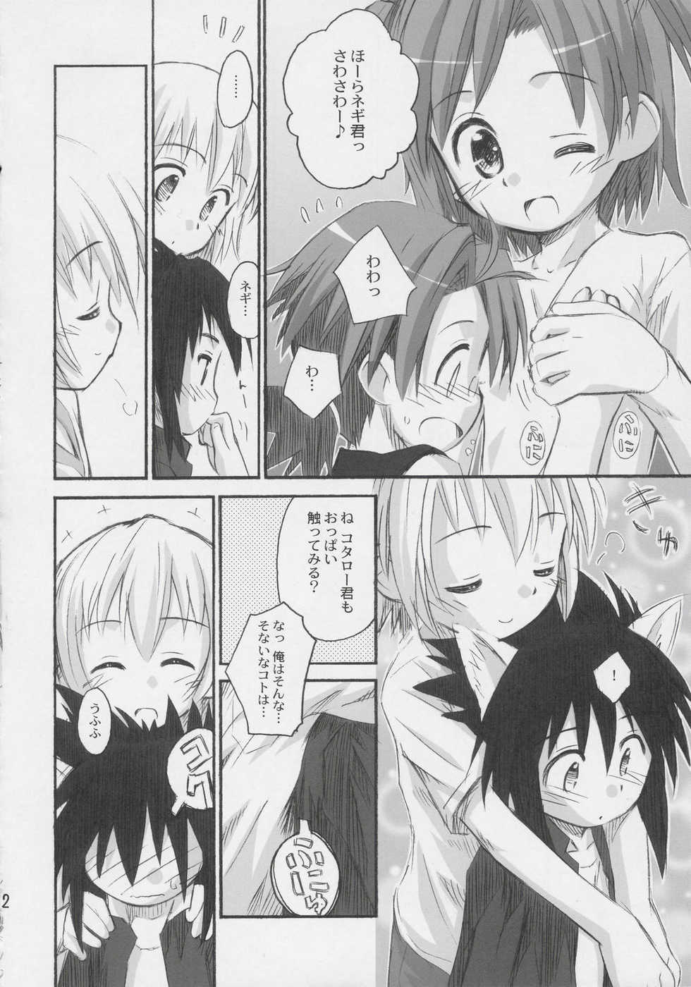 (C69) [Jido-Hikki (Kokekokko Coma)] Ho-kago wa Shintaisou! (Mahou Sensei Negima!) - Page 11