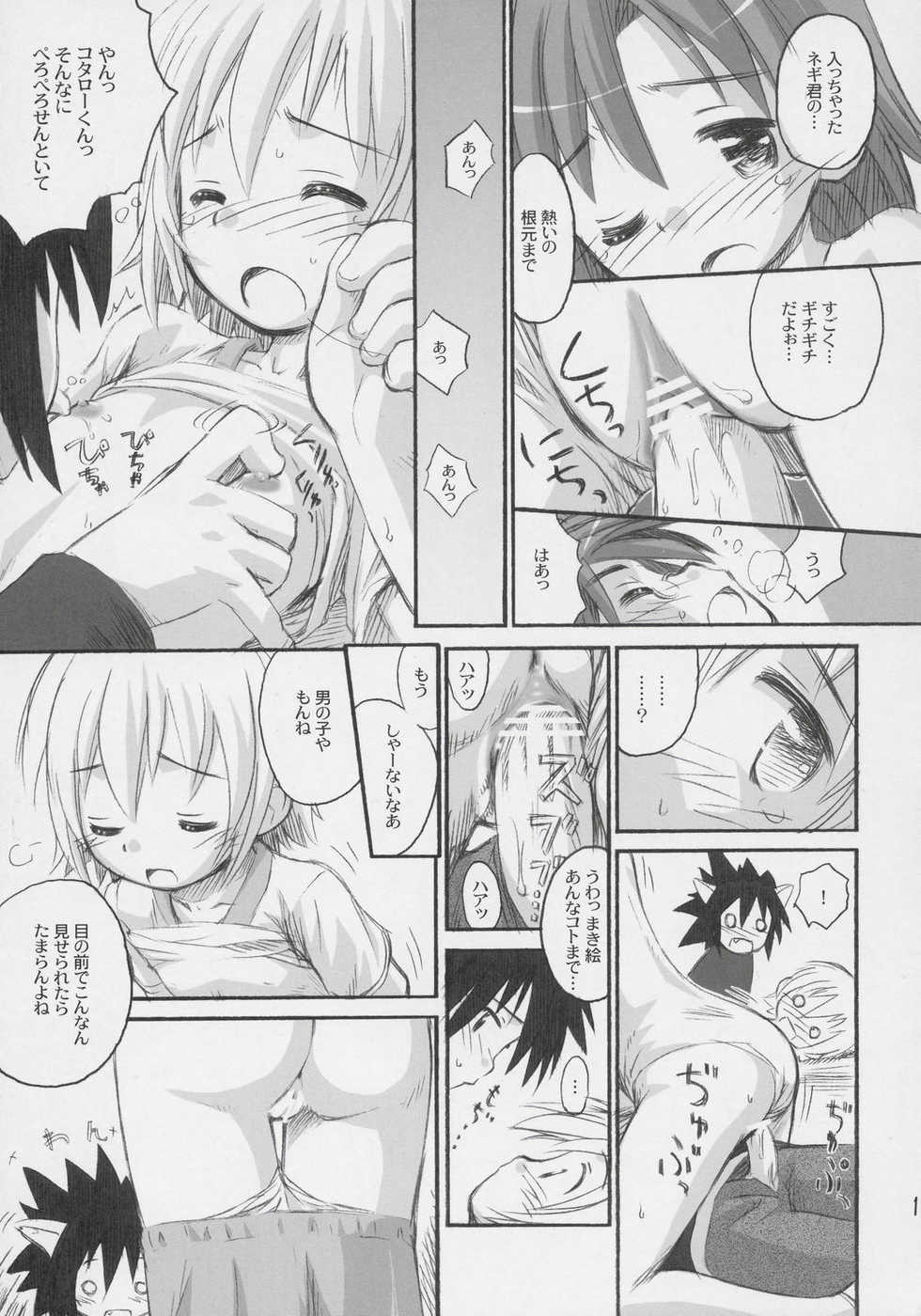 (C69) [Jido-Hikki (Kokekokko Coma)] Ho-kago wa Shintaisou! (Mahou Sensei Negima!) - Page 14