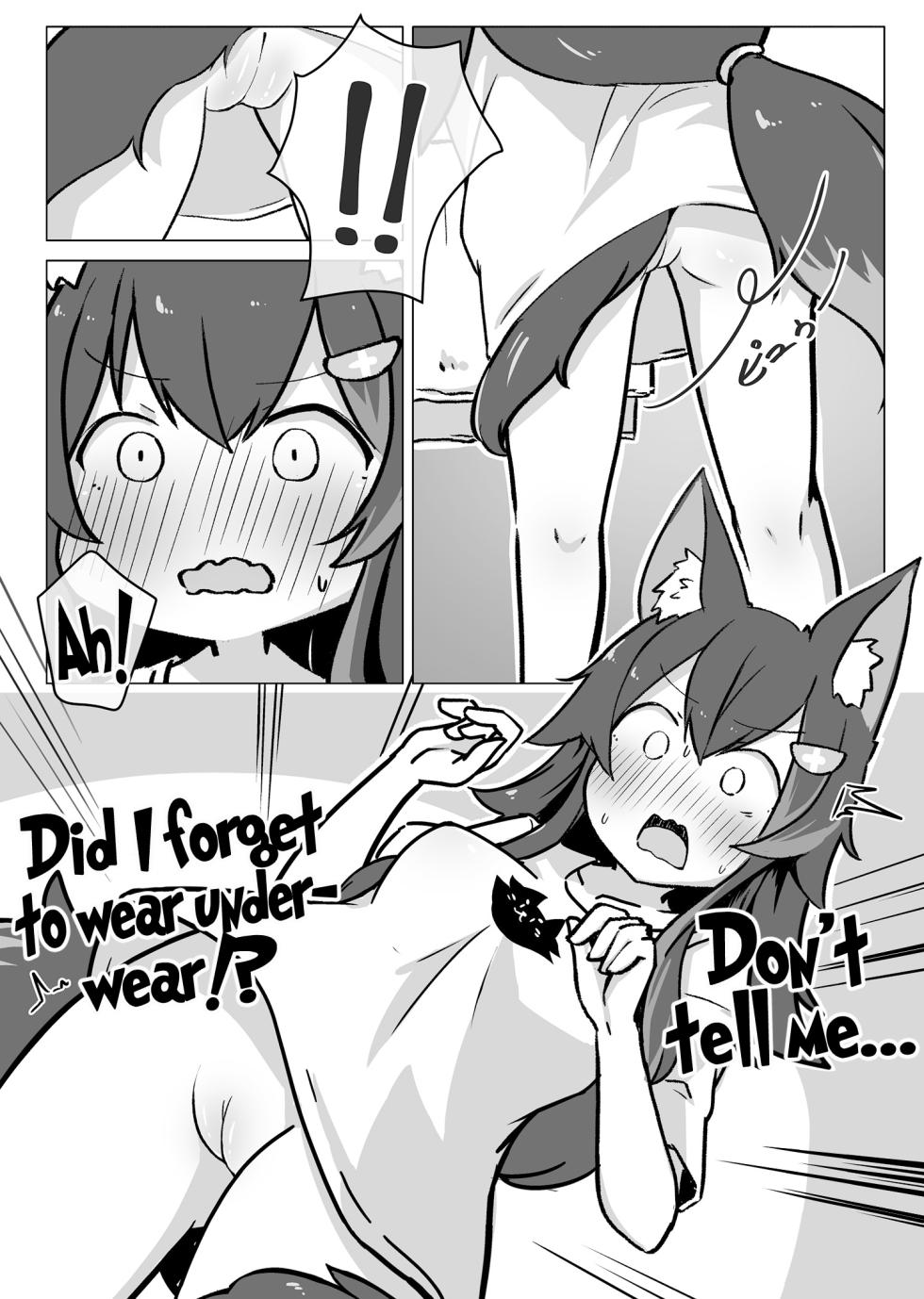 [YokaranuYakara (Yokara)] Miosha ga Osoto de Hadaka ni Natchau Hon (Ookami Mio) | A Book where Miosha gets Naked Outside [Digital] [English] [Hikari no Kaze] - Page 5
