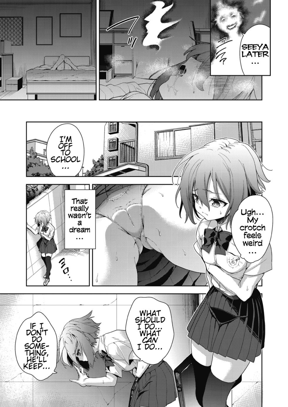 [Tetsuna] Ryoujoku Rensa | Chain of Defilement Ch. 1 (Shikiyoku no Kyoushitsu to Ikenie Shoujo) [English] [estradiol] - Page 17
