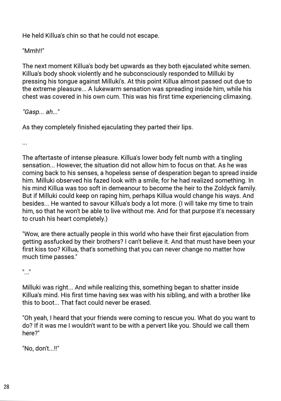 (C82) [Shounen Byoukan (Kanno Izuka)] Sannan ga Ecchi na Jouken Kyoubai ni Deru Ohanashi. | A Story About the Third Son Appearing on a Naughty Conditional Auction. (Hunter x Hunter) [English] {Chin²} - Page 27