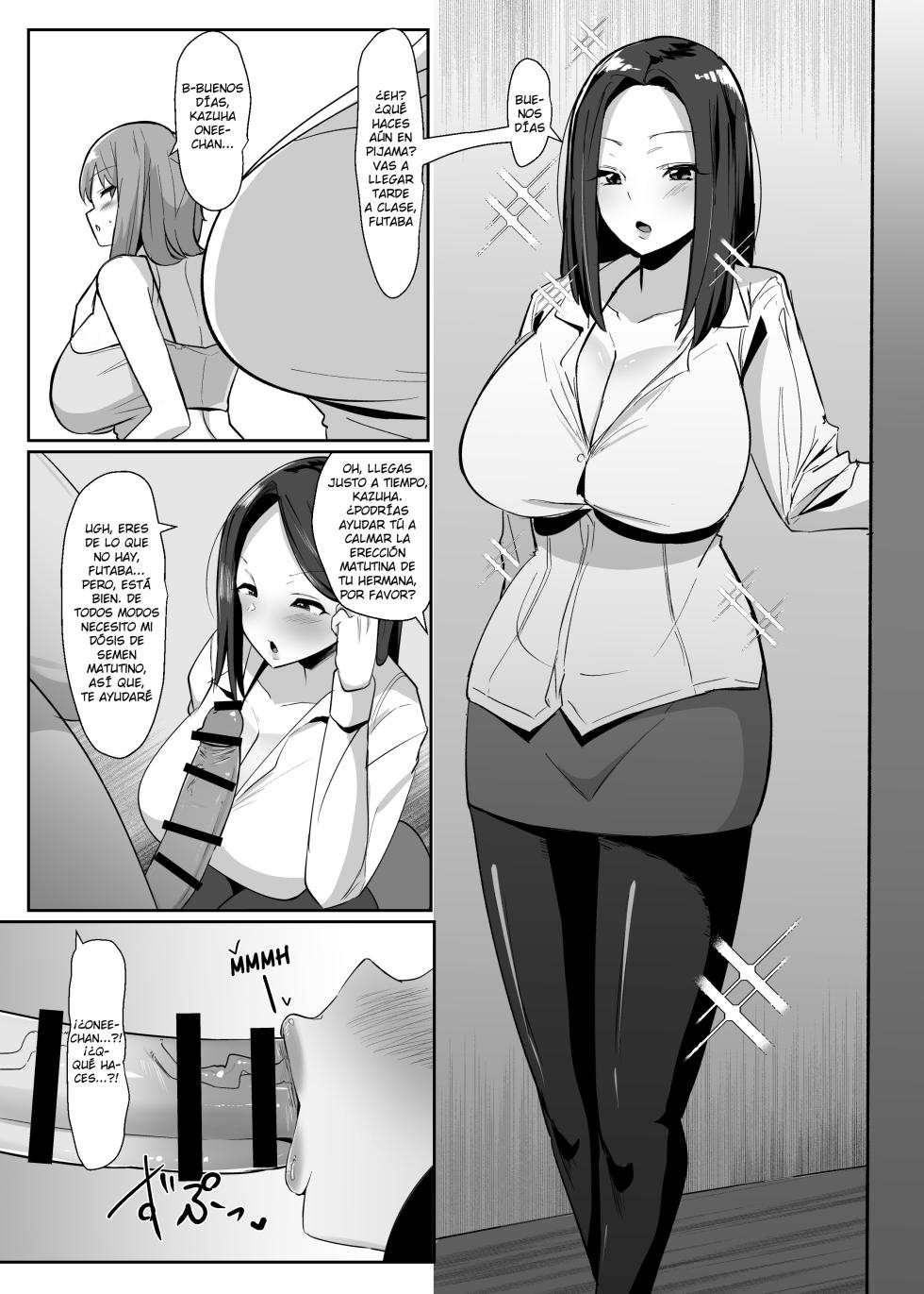 [Kosuko Teikoku (sella)] Aruhi Totsuzen Futanari wa Bokki shitara shasei suru no ga Atarimae no Sekai ni nattara - ¡Un día me desperté y de repente hacer eyacular a las futanaris era lo más normal del mundo! [Digital] [Spanish] [Thrommer] - Page 4