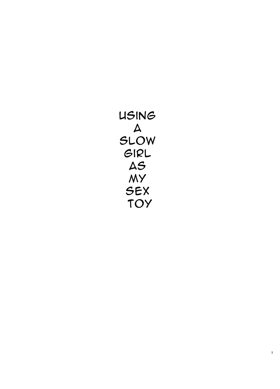 [Kuromahou Kenkyuujo (Nukaji)] Chishou no Ko o Onaho ni Suru | Airheaded Girl Turned Onahole [English] [Selcouth] - Page 3