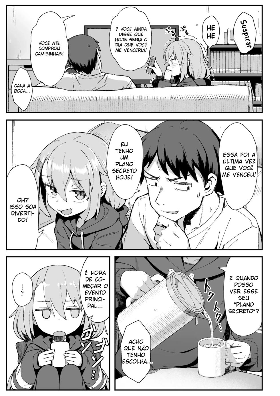 [Wagashi] Omae wa itsumo makezugirai | You always hated losing (COMIC LO 2020-12) [Portuguese] - Page 3