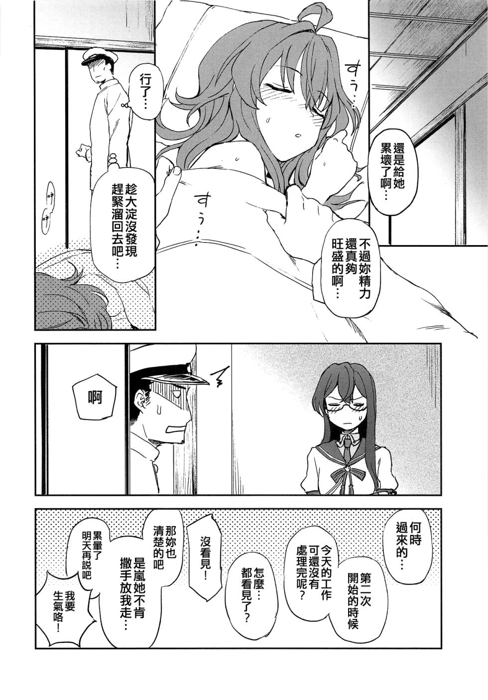(COMIC1☆15) [Kuma no Tooru Michi (Kumada)] Haru no Arashi (Kantai Collection -KanColle-) [Chinese] [吸住没碎个人汉化] - Page 18