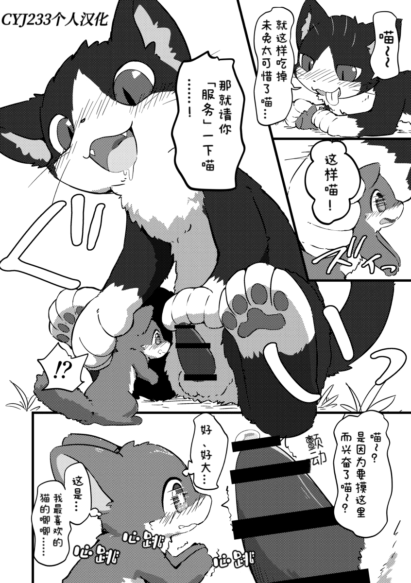 [Funyua] Neko Chin Dakitsuki Gohoushi | 猫猫的贴身服务 [Chinese] [CYJ233个人汉化] - Page 1