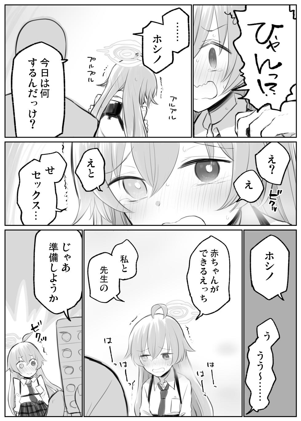[Chizu] Hoshino to Ichaicha Ecchi(Blue Archive) - Page 3