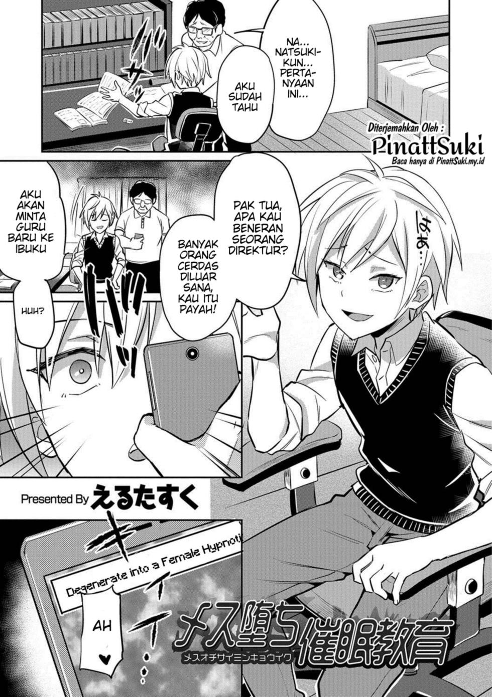 [Erutasuku] Mesu Ochi Saimin Kyouiku (Otokonoko HELL'S GATE #01)  [Indonesian] [PinattSuki] [Digital] - Page 1