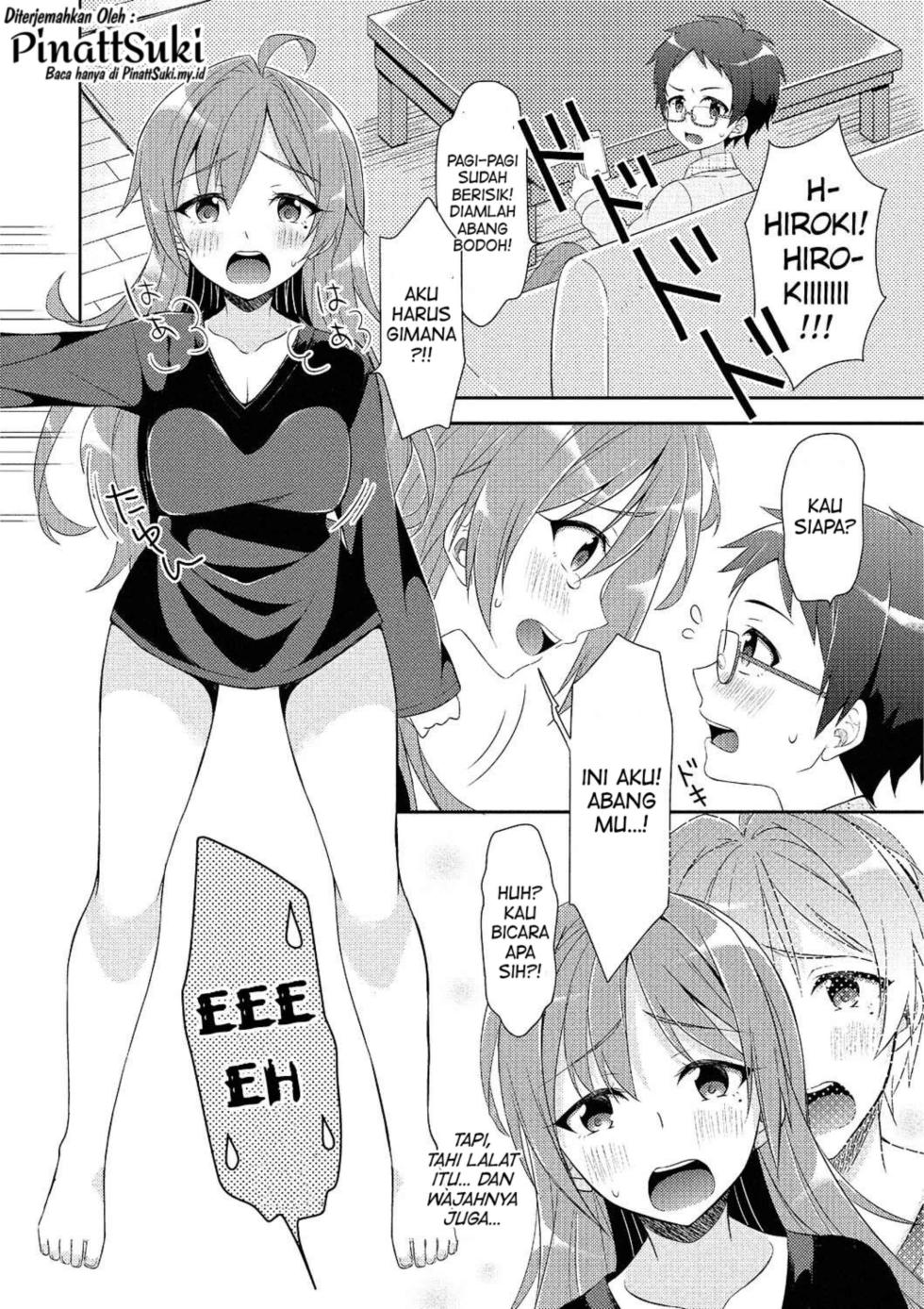 [Amu] Onee-san to Nakanaori  (Nyotaika Happiness! 2) [Indonesian] [PinattSuki]  [Digital] - Page 4