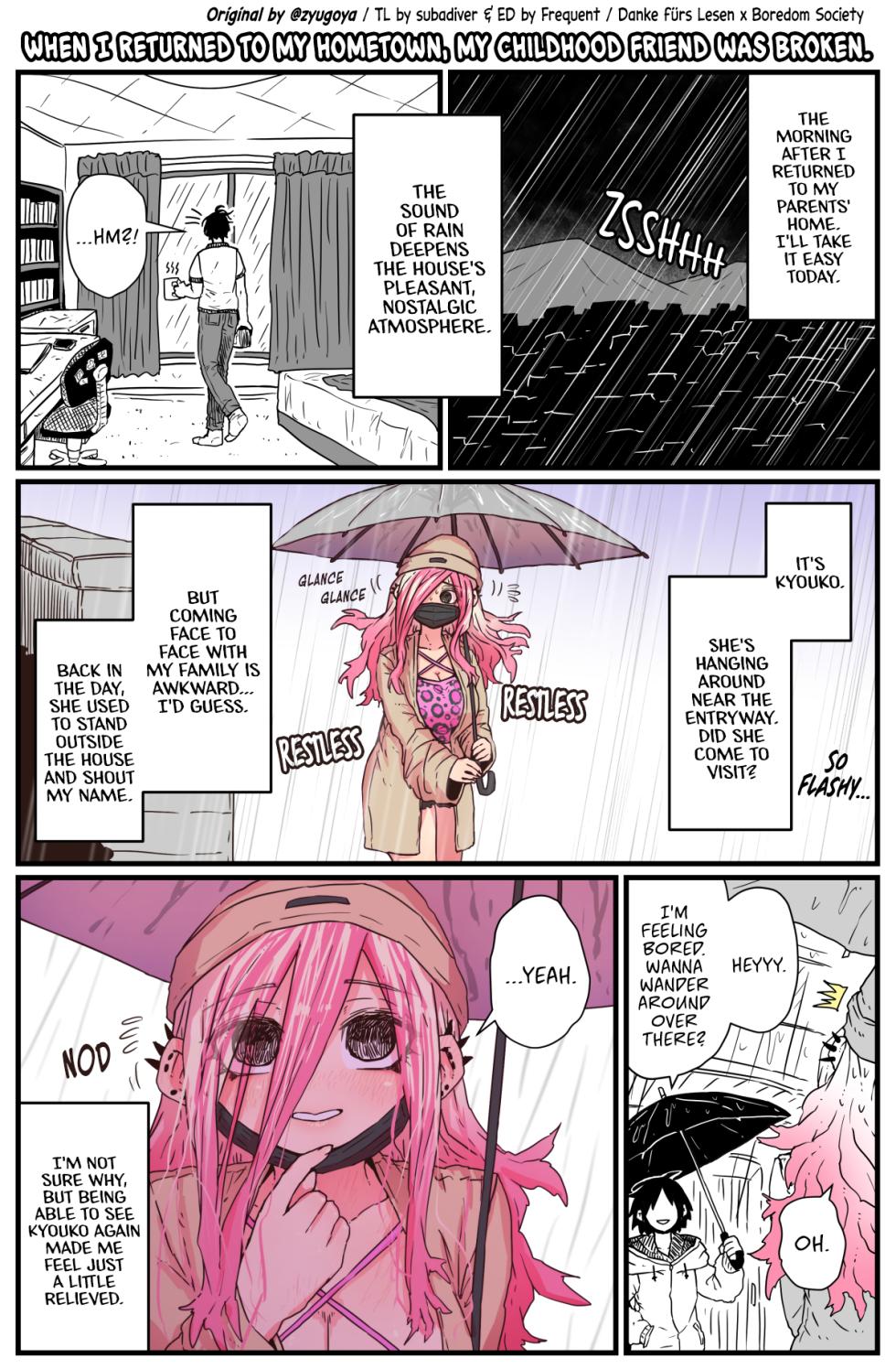 [Zyugoya] When I Returned to My Hometown, My Childhood Friend was Broken (Twitter+FANBOX) [English] - Page 5