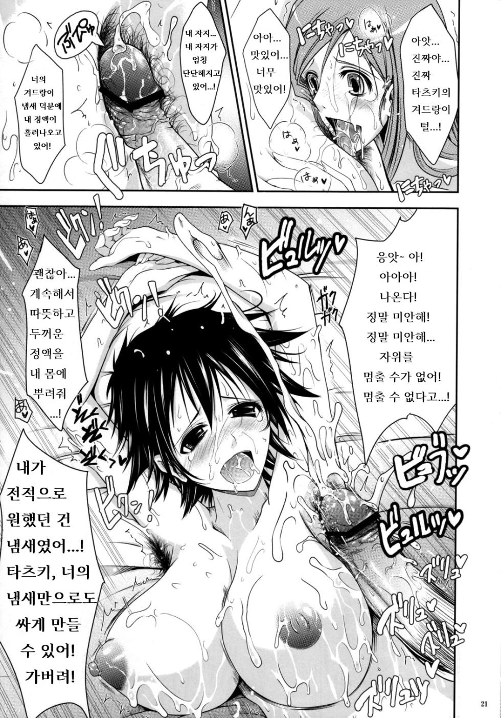(C72) [Garyuh-Chitai (TANA)] Aki-Akane Zenpen (BLEACH) [KOREAN] - Page 20