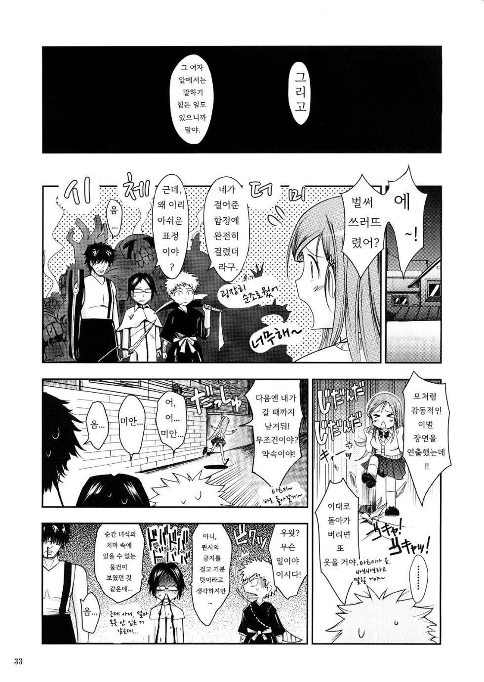 (C73) [Garyuh-Chitai (TANA)] Aki-Akane Chuuhen (Bleach) [Korean] - Page 32
