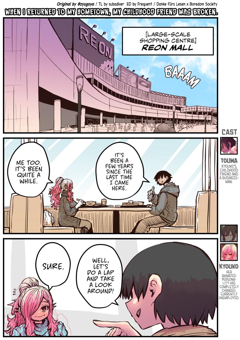 [Zyugoya] When I Returned to My Hometown, My Childhood Friend was Broken (MainStory+FANBOX) [English] (Ongoing) - Page 35