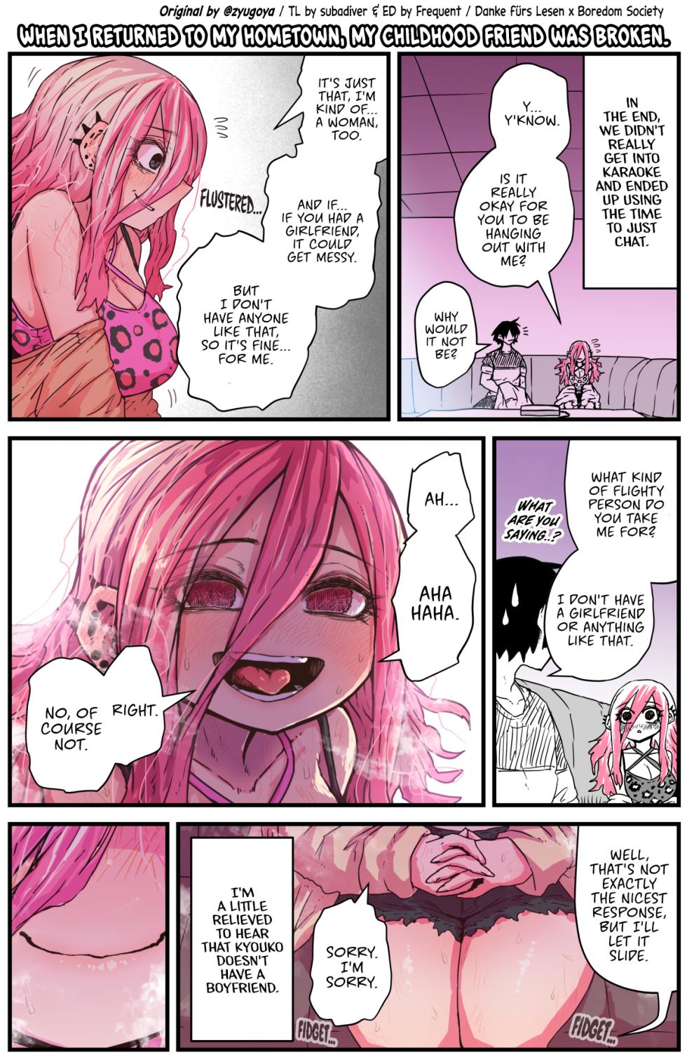 [Zyugoya] When I Returned to My Hometown, My Childhood Friend was Broken (MainStory+FANBOX) [English] (Ongoing) - Page 7