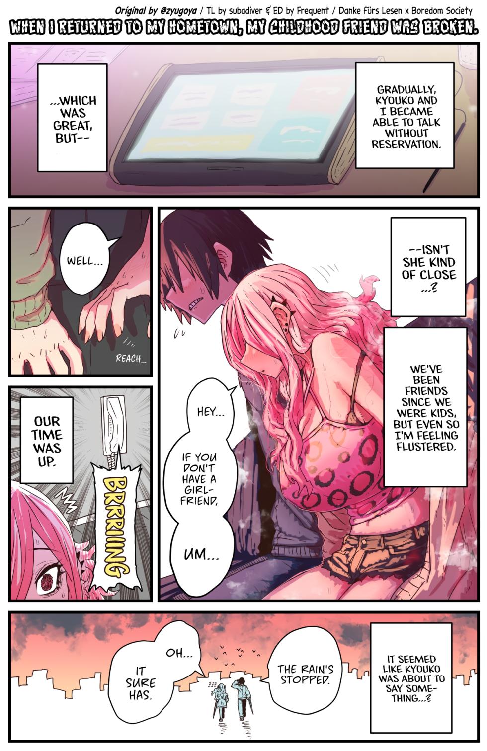 [Zyugoya] When I Returned to My Hometown, My Childhood Friend was Broken (MainStory+FANBOX) [English] (Ongoing) - Page 8