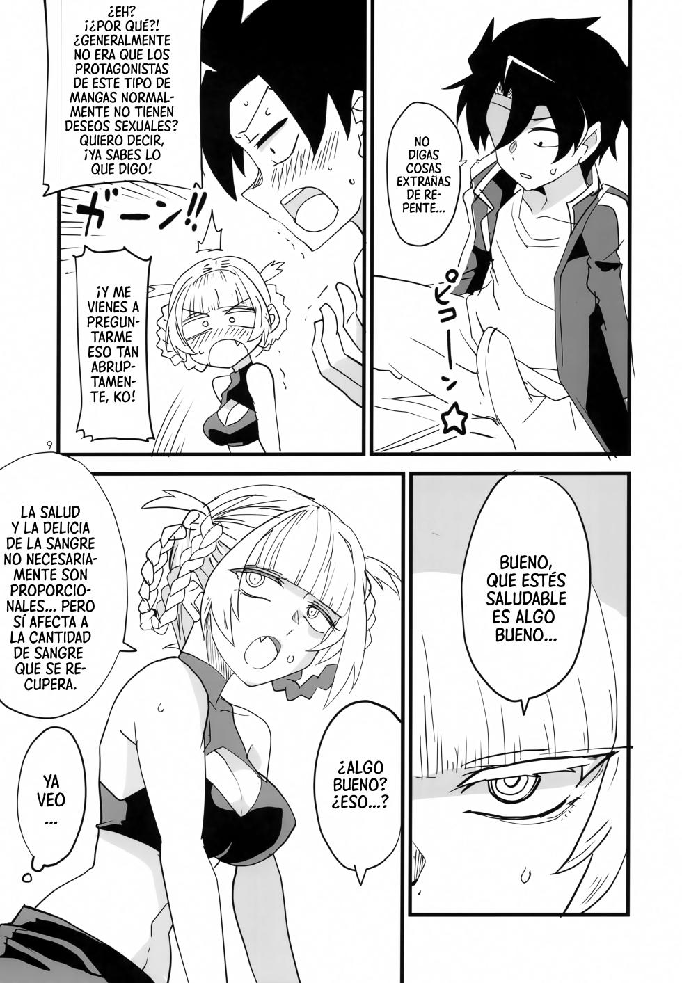 [BlueMage (Aoi Manabu)] Soineya no Uta | Canción Para Dormir Juntos (Yofukashi no Uta) [Digital] [Spanish] [Mister Nugget] - Page 8