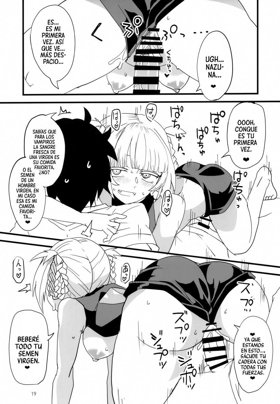 [BlueMage (Aoi Manabu)] Soineya no Uta | Canción Para Dormir Juntos (Yofukashi no Uta) [Digital] [Spanish] [Mister Nugget] - Page 18