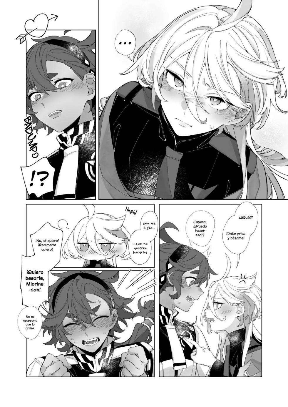 [Chunyujingshitian (ZhuoTian)] Kiss no Ato Nani ga Shitai? (Mobile Suit Gundam: The Witch from Mercury) [Spanish] [Traducciones independientes] [Digital] - Page 6