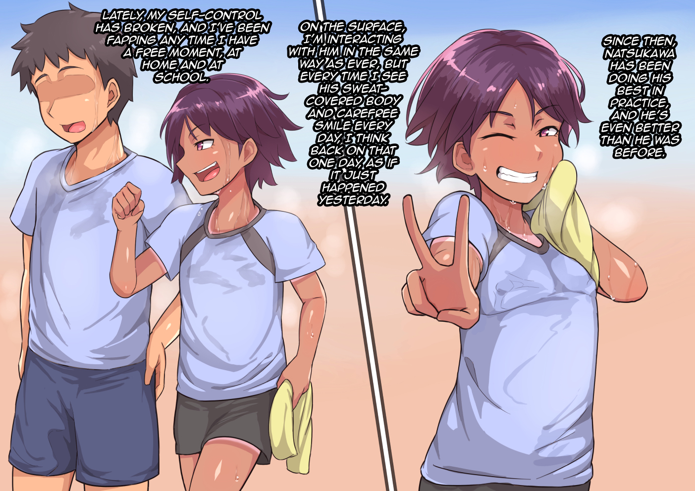 [Hagurumarokuro (Silver Radish)] Otokonoko to xx No. 2 ~Kappatsu Junshin na Kouhai Hen~ [English] [mysterymeat3] - Page 35