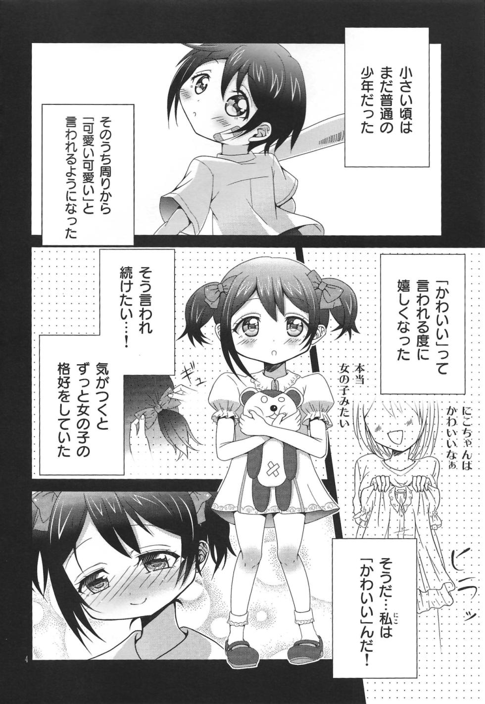 (COMIC1☆8) [Wonder Star (Mikaze Suzuka)] Usotsuki Nico 2 (Love Live!) - Page 3