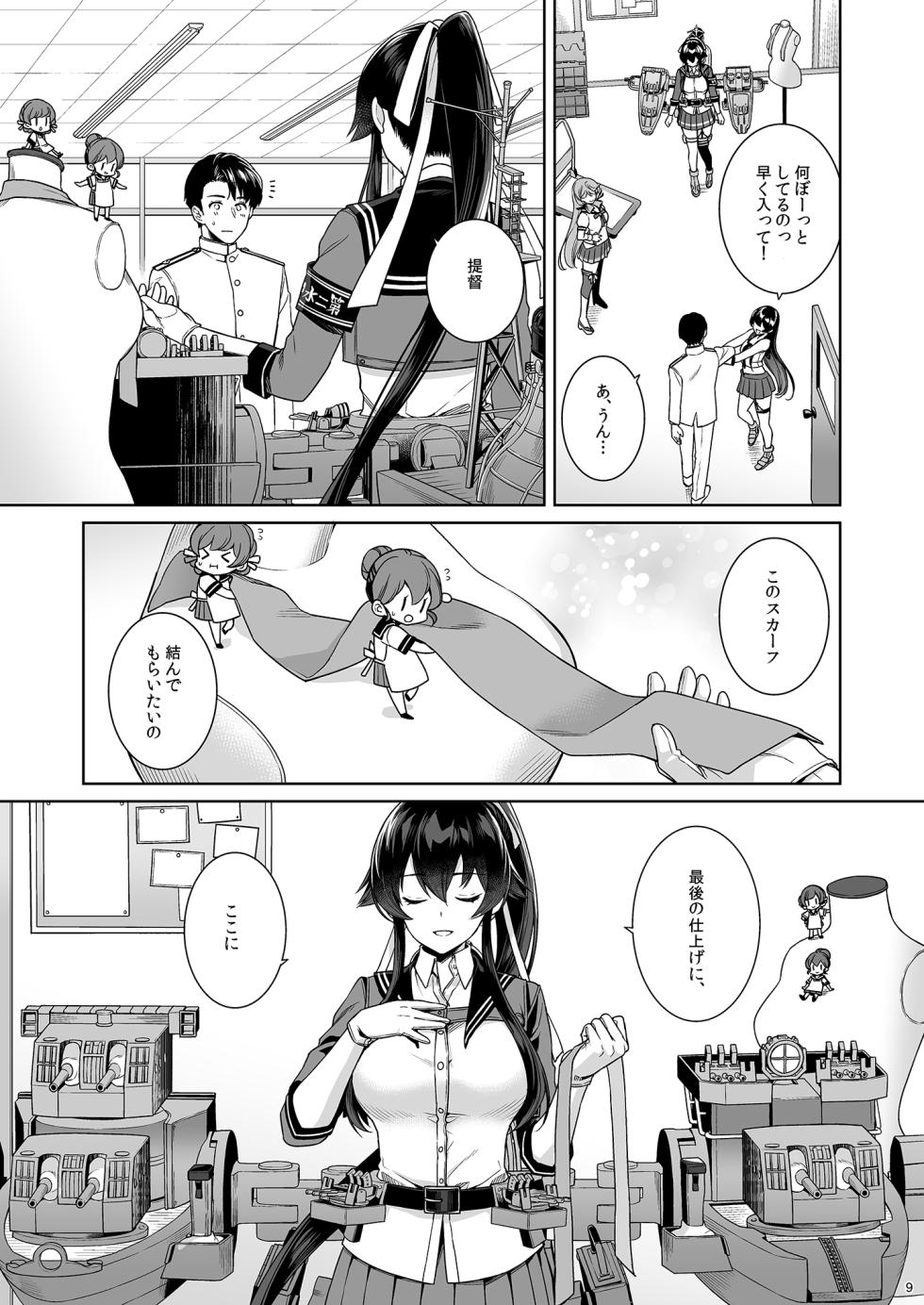 (C100) [Rosapersica (Ichinomiya)] Yoru Yahagi -14- Saiai no Saishinei, Kai Ni ni Naru (Kantai Collection -KanColle-)（DL） - Page 9