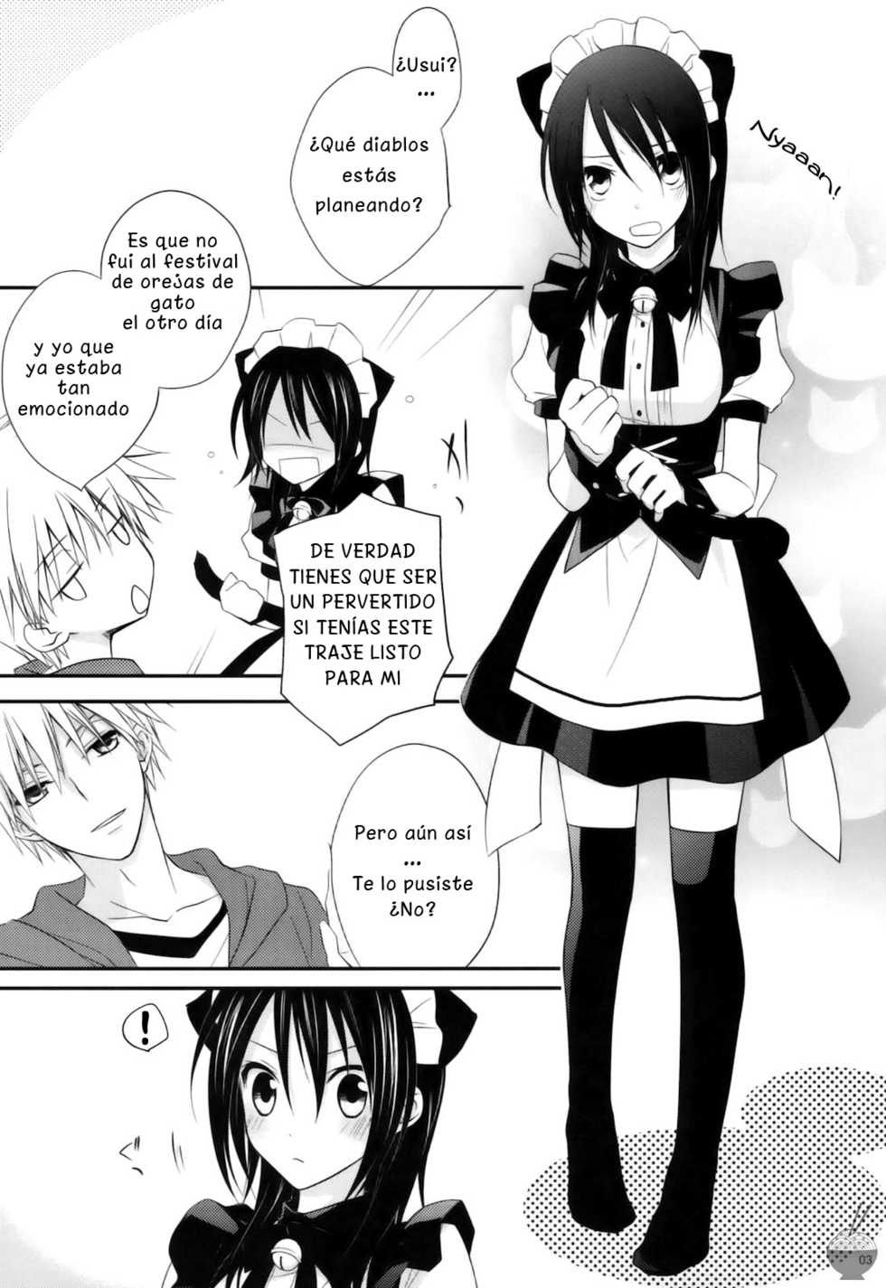 (C77) [m.s.t. (Nanami Yasuna)] m; (Kaichou wa Maid-sama!) [Spanish] {HFX Ero-fansub} - Page 3