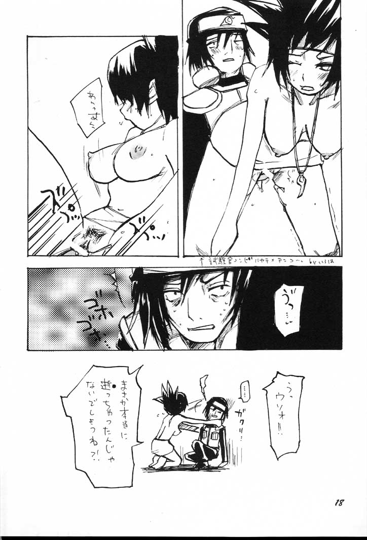 (C60) [Bokutou-kitan, Denchuu Rui, Makotonet (Various)] Guru Guru Inpouchou (Naruto) - Page 17
