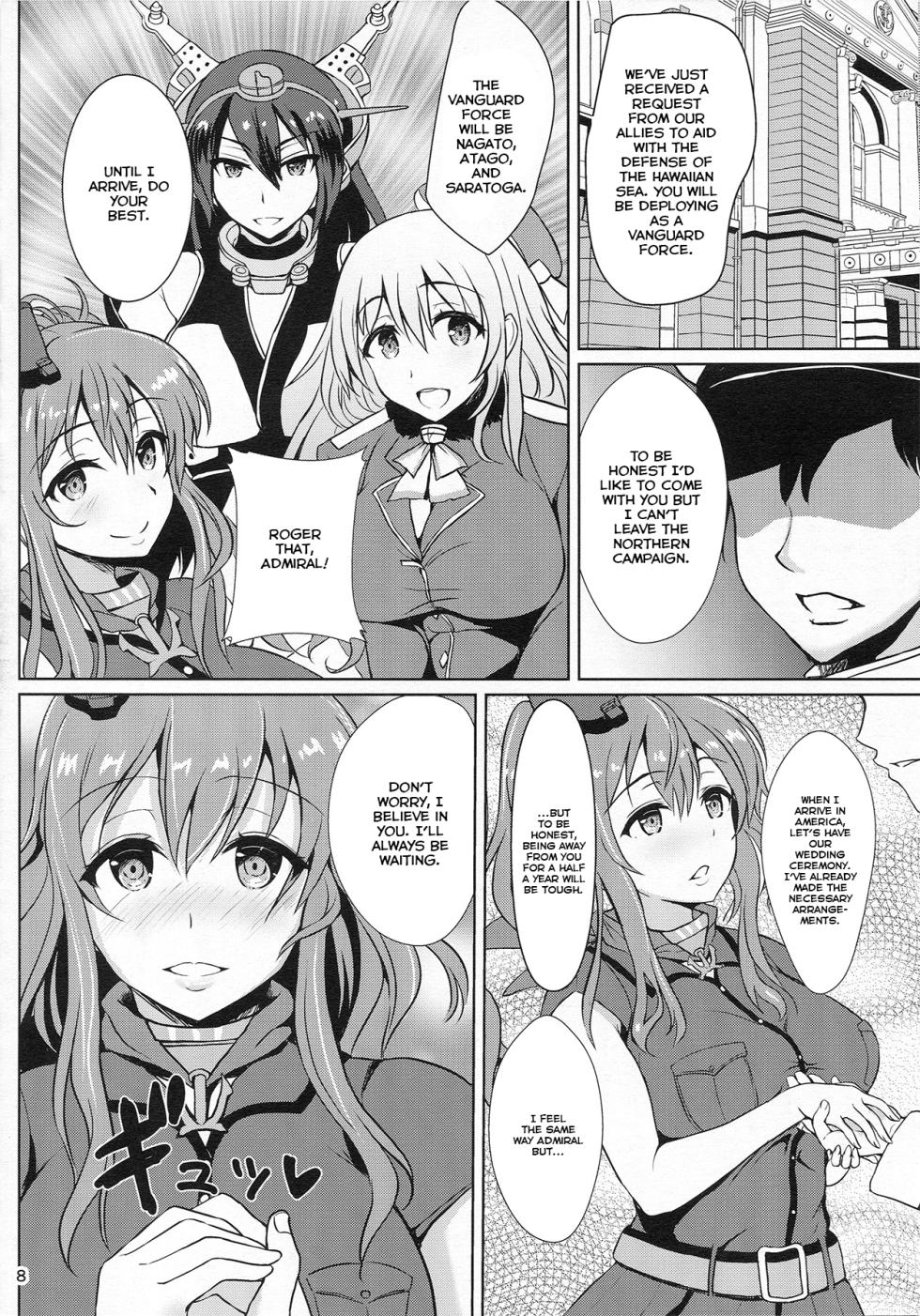 (C92) [Many B (Oshiume Nyora)] NCISex Navy Gokuhi Rankousai (Kantai Collection -KanColle-) [English] - Page 7