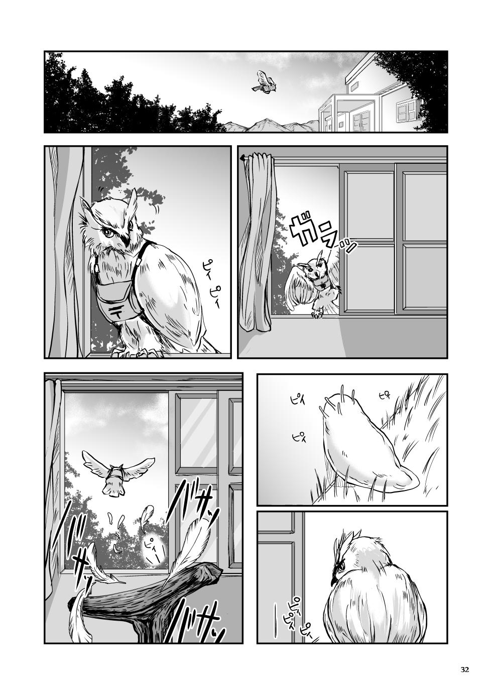 [Erotic Fantasy Larvaturs (Takaishi Fuu)] Oonamekuji to Kurokami no Mahoutsukai - Parasitized Giant Slugs V.S. Sorceress of the Black Hair as Aura [Chinese] [不咕鸟汉化组] [Digital] - Page 32