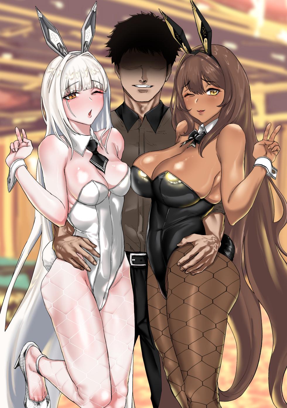 [SaltmuS (mus)] Twin Bunny's Extra Fortune Charge (Goddess of Victory: Nikke) [English] [Glivakea] [Digital] - Page 2