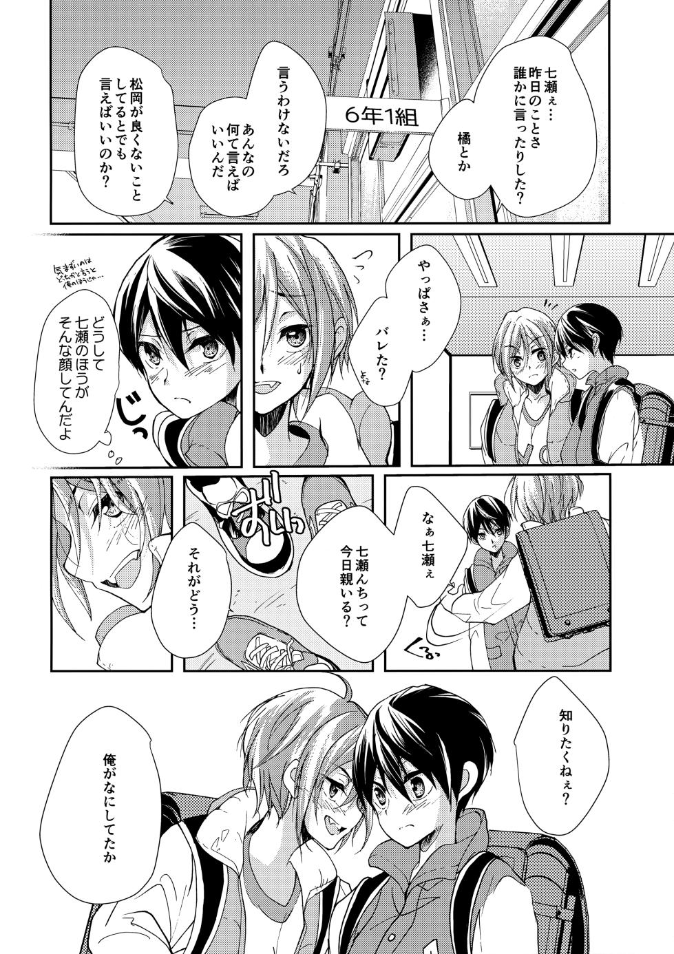 (HARU COMIC CITY 24) [PSPStyle (umika)] Mujikaku xxx wa Tachi ga Warui (Free!) - Page 9