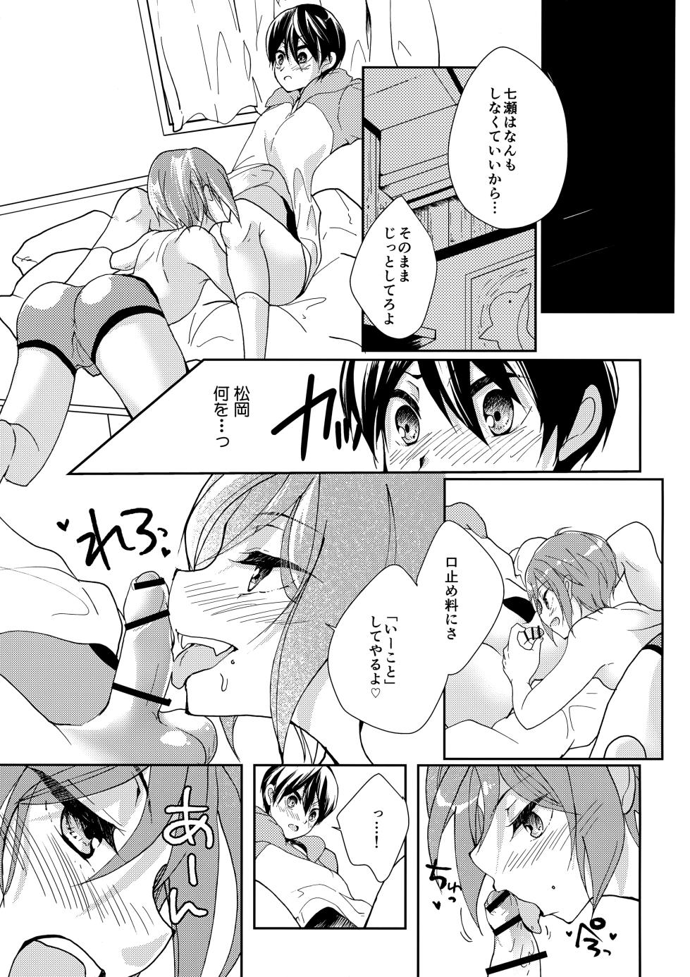 (HARU COMIC CITY 24) [PSPStyle (umika)] Mujikaku xxx wa Tachi ga Warui (Free!) - Page 10