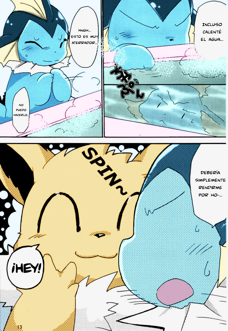 [Azuma Minatu] ¡Plan épico para un baño emocionante! (Pokémon) [Spanish] [Colorized] - Page 8