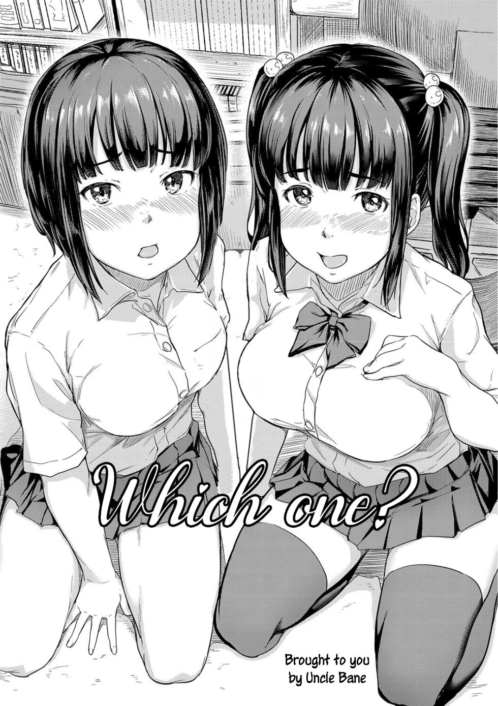 [Ohmori] Docchi to Suru? | Which One? (Bishoujo Maniacs) [English] [Uncle Bane] [Digital] - Page 2
