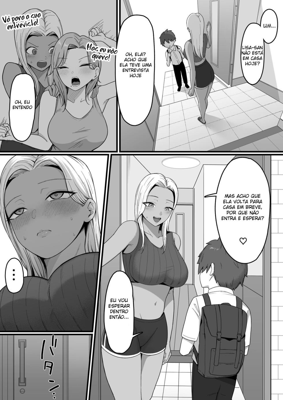 [Shirasudon] Kinjo no Gal Mama ni Kuwareru! | Devoured By The Gal Mama In My Neighborhood! [Portuguese] - Page 16