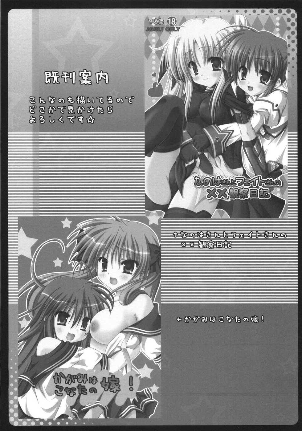 (C73) [Hinakan (Kirishima Hinata)] Caro to Keshikaran Koto o Suru Hon (Mahou Shoujo Lyrical Nanoha) - Page 14