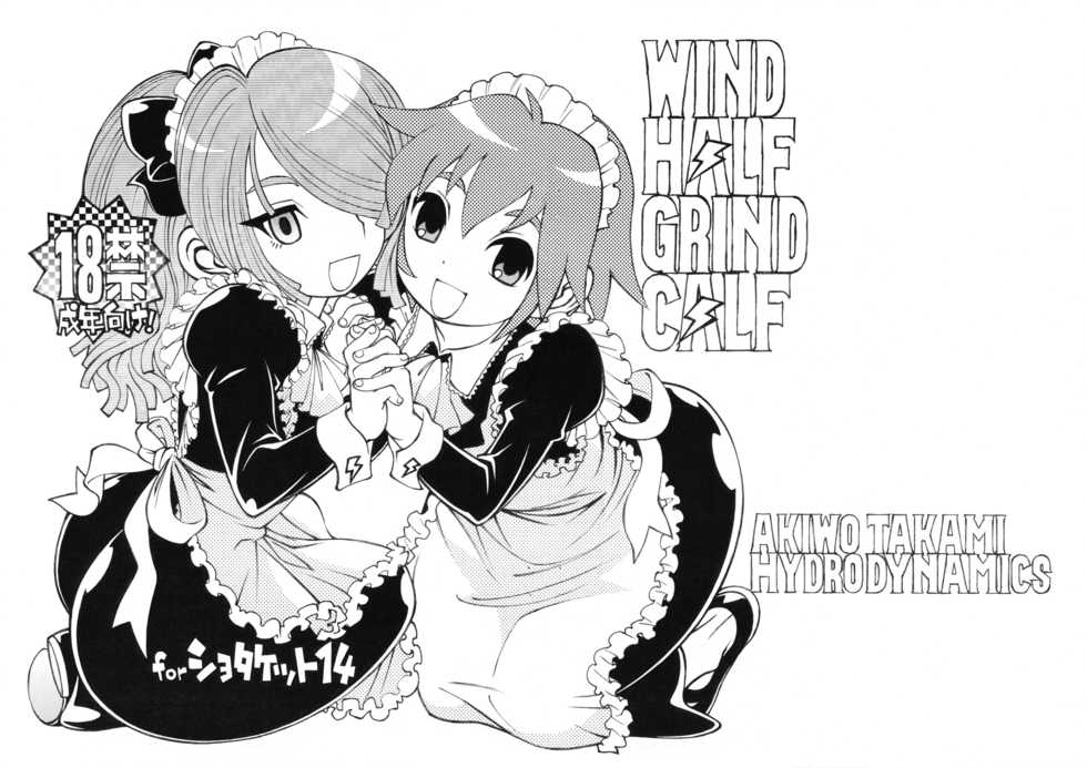 (Shotaket 14) [Ryuutai Rikigaku (Akio Takami)] Wind Half Grind Calf (Inazuma Eleven) - Page 1