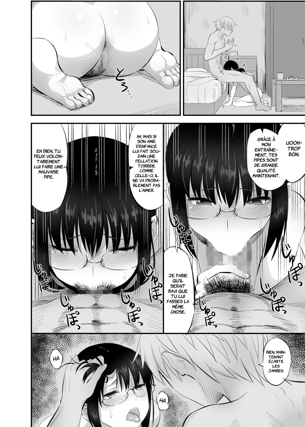 [Gal and ga Do! (Minarai Zouhyou)] Jimi de Majime na Osananajimi ga Class no Yankee ni Omocha ni Sarete Ita Hanashi [French] - Page 21