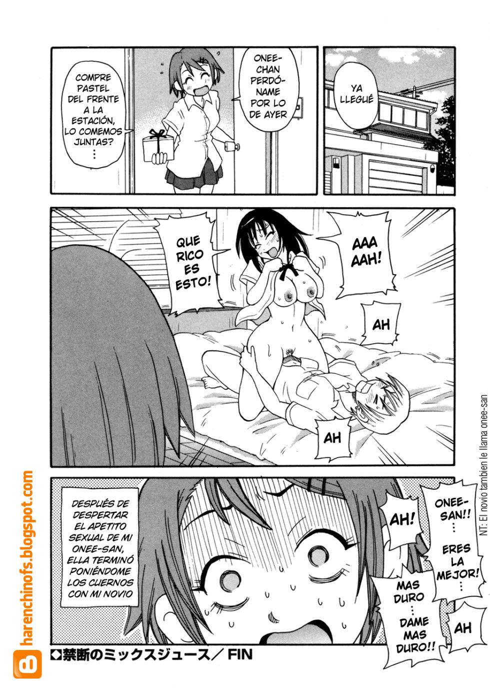 [John K. Pe-ta] Kindan no Mikkusujūsu | Jugo Mixto Prohibido (Chou Monzetsu Curriculum) [Spanish] [Decensored][Harenchi no Fansub] - Page 18