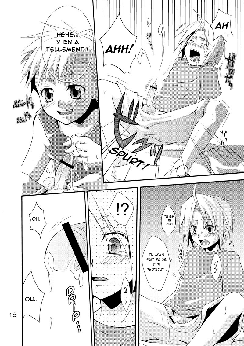 [Panda 4gou (Shima Kyousuke)] Kimame Ni Tsubu Iri (Fullmetal Alchemist) [French] [Nk Translation] - Page 17
