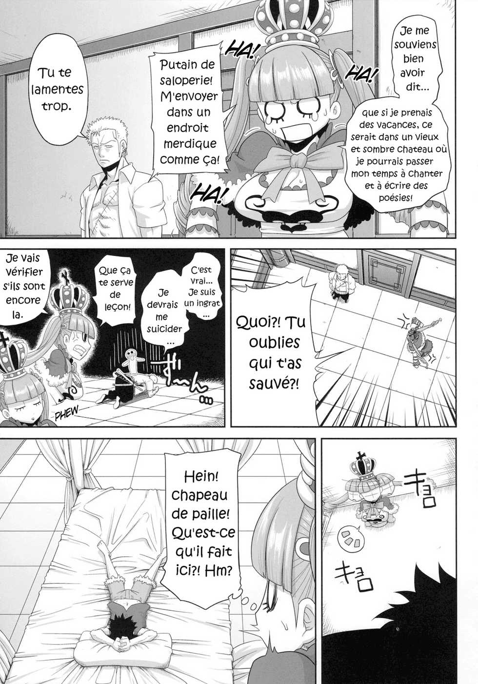 (C76) [Rojiura Jack (Jun)] THROUGH THE WALL (One Piece) [French] - Page 5