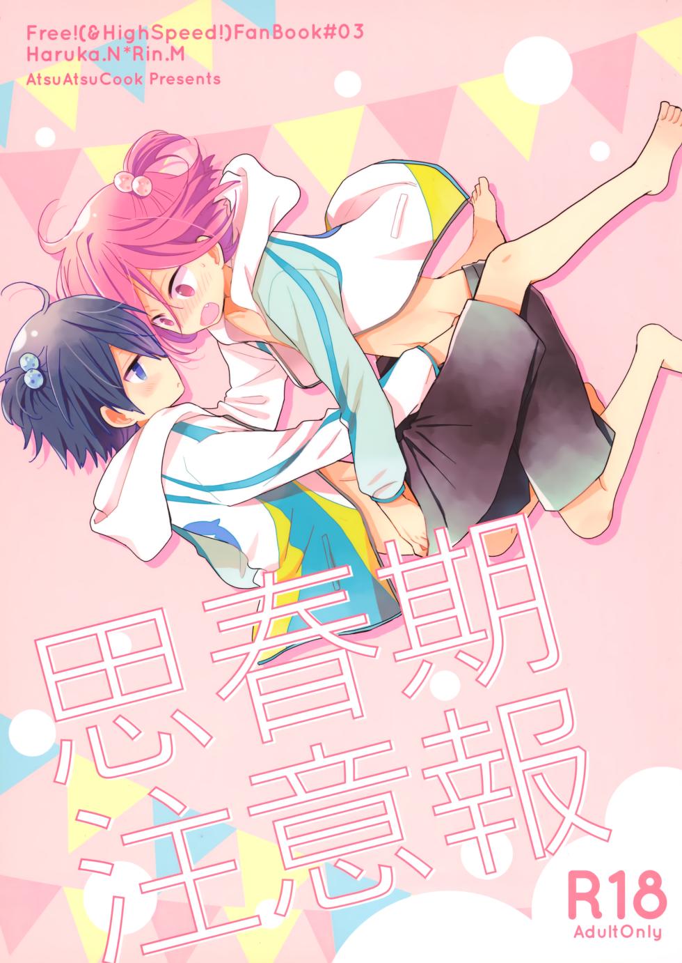 [AtsuAtsuCOOK (Atsuko)] Shishunki Chuuihou (Free!) [2014-08-31] - Page 1