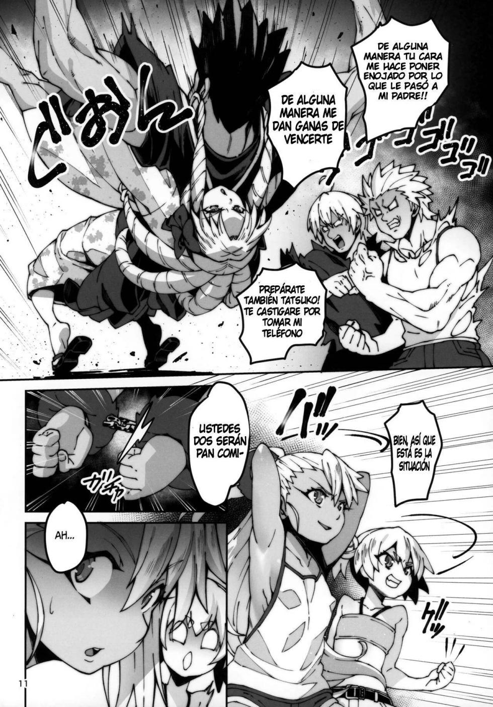 (C97) [LongHornTrain (CyoCyo)] Gakumazawa-ke no Gyakushuu (Fate/kaleid liner Prisma Illya) [Spanish] - Page 10