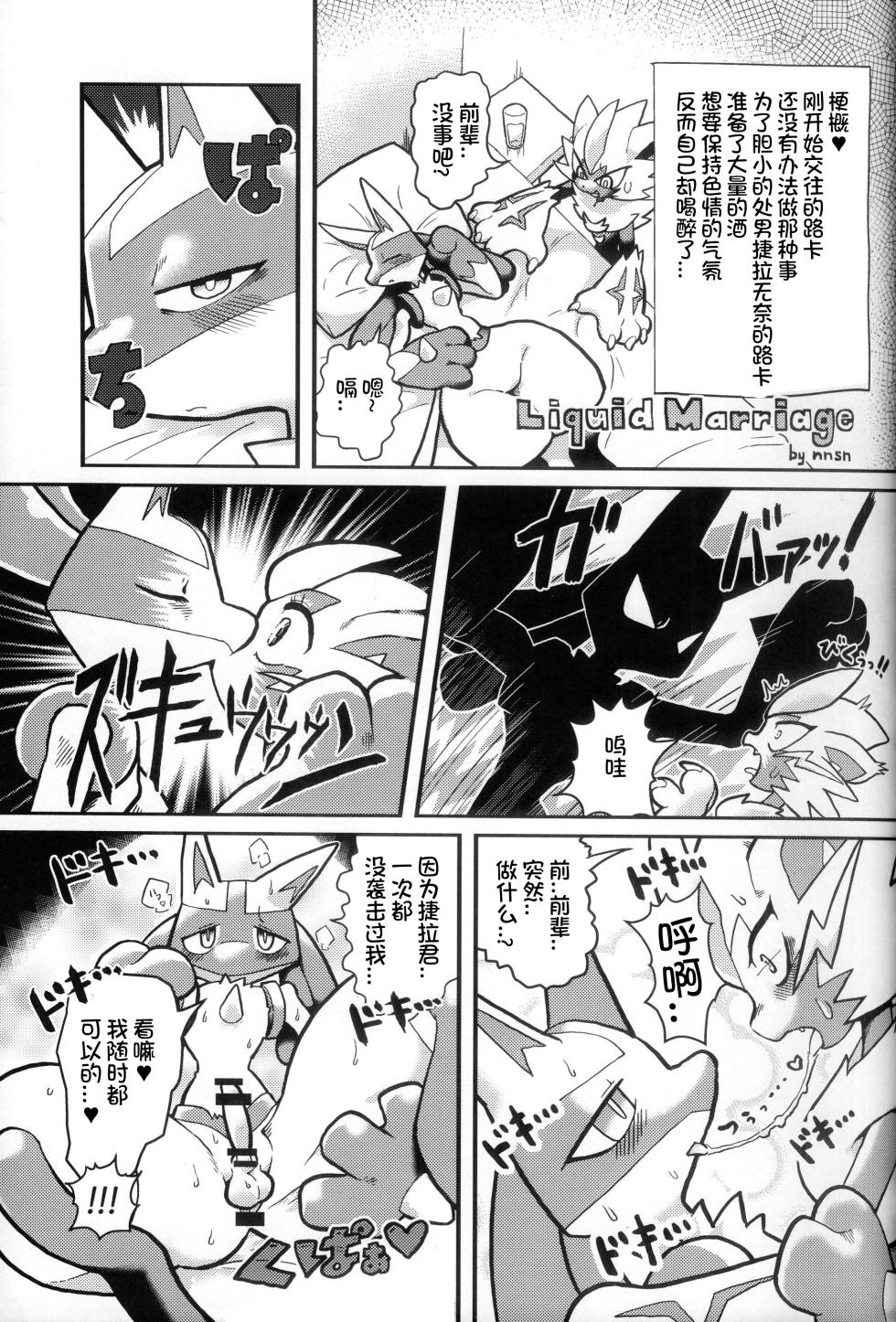 (Kemoket 13) [Matatabiekusutashii (Various)] Ore no Kareshi ga Konnani Etchina Wakeganai! Zera○ra x Luca○o Ansorojii | 我的男朋友不可能这么色情! 捷拉○拉x路卡○欧合集 (Pokémon) [Chinese] [火兔汉化组] - Page 18