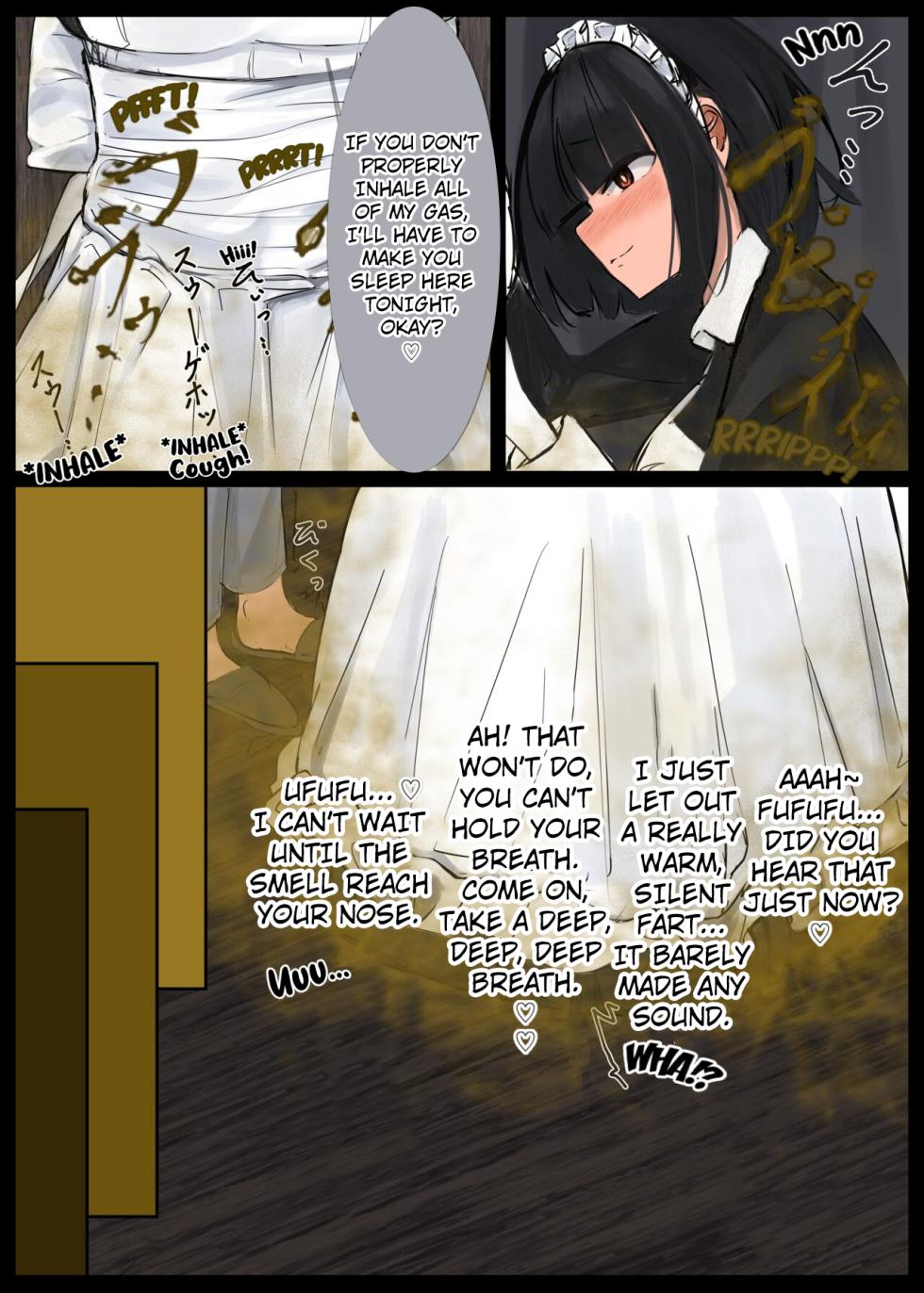 [Tsuchiro] Onara Manga - Maid to Bocchama [English] [Kuraudo] - Page 15