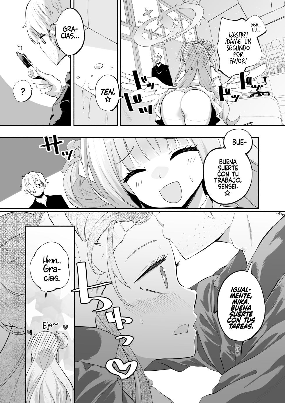 [Hatogoya (Hatoharu)] Hoshi no Izumi wa Amai Yuuwaku (Blue Archive) [Spanish] [Rakuen Translations] [Digital] - Page 22