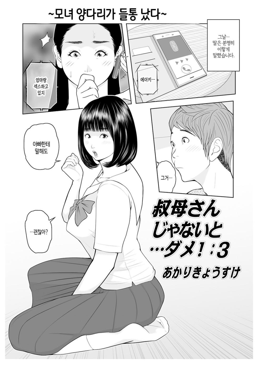 [Akari Kyousuke] Oba-san Dashite mo ii? Vol. 02 | 이모 싸도 돼? 제2권 [Korean] [팀 숙녀] - Page 39