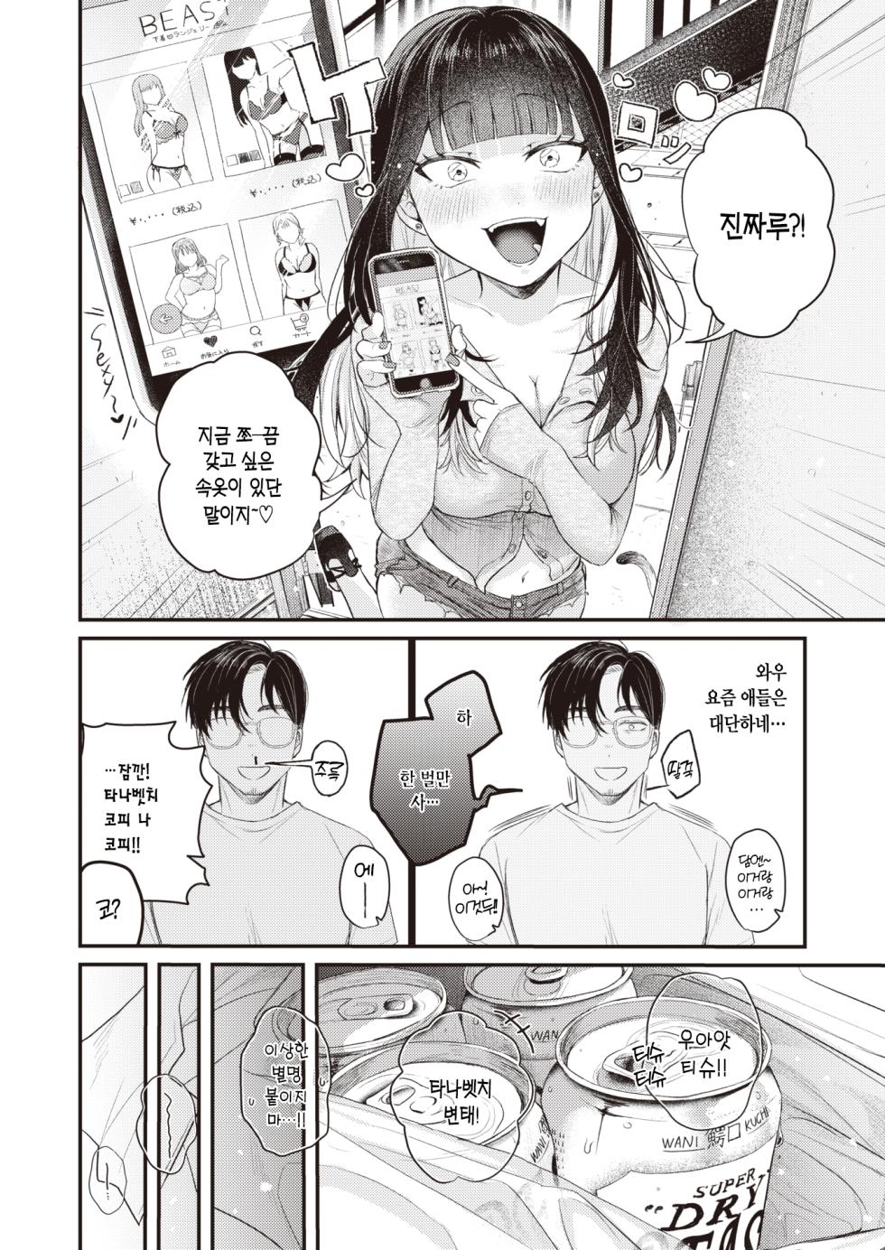 [Shibaken Gorou] Beranda Goshi no Shoka | 베란다 너머의 초여름 (COMIC Kairakuten BEAST 2023-09) [Korean] [L. P.] [Digital] - Page 7